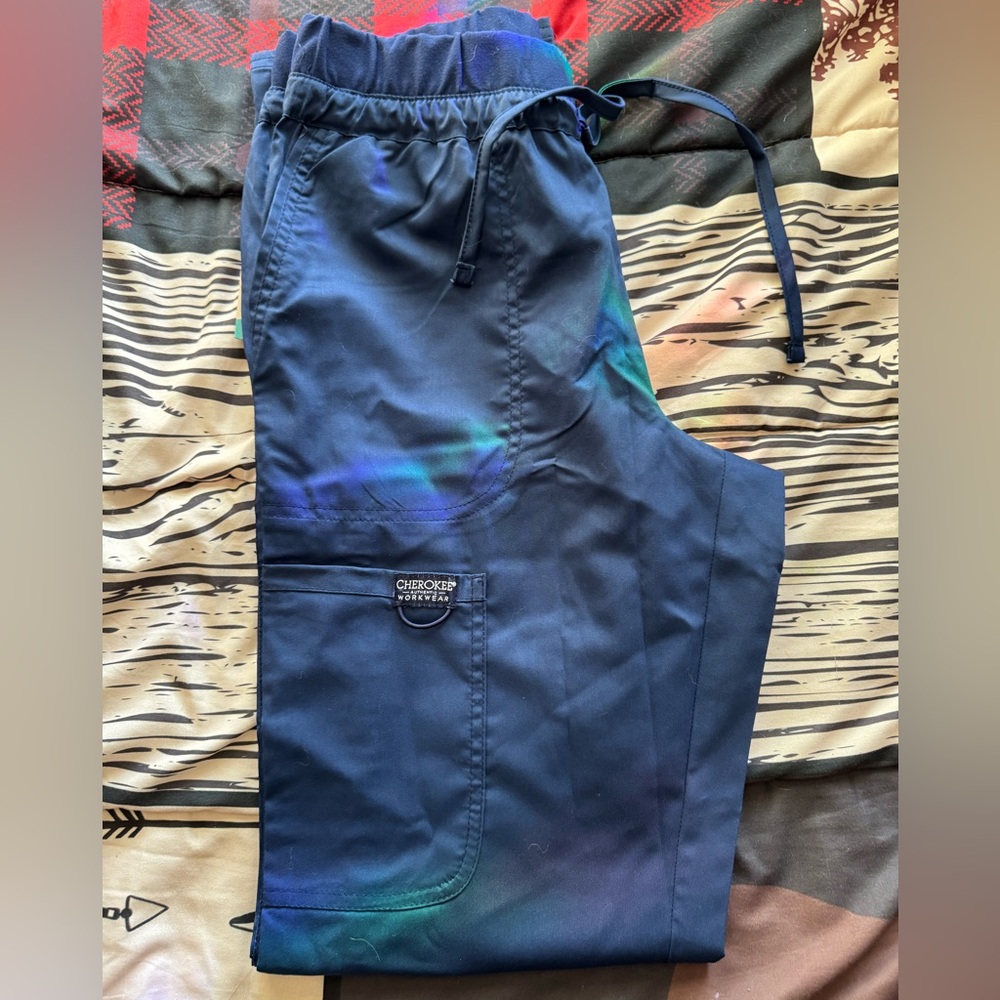 Navy Blue women’s scrubs Small Tall